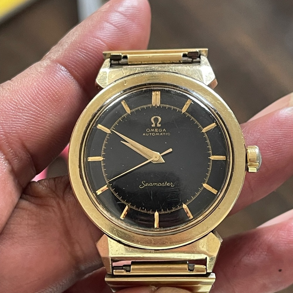 Seamaster watch.